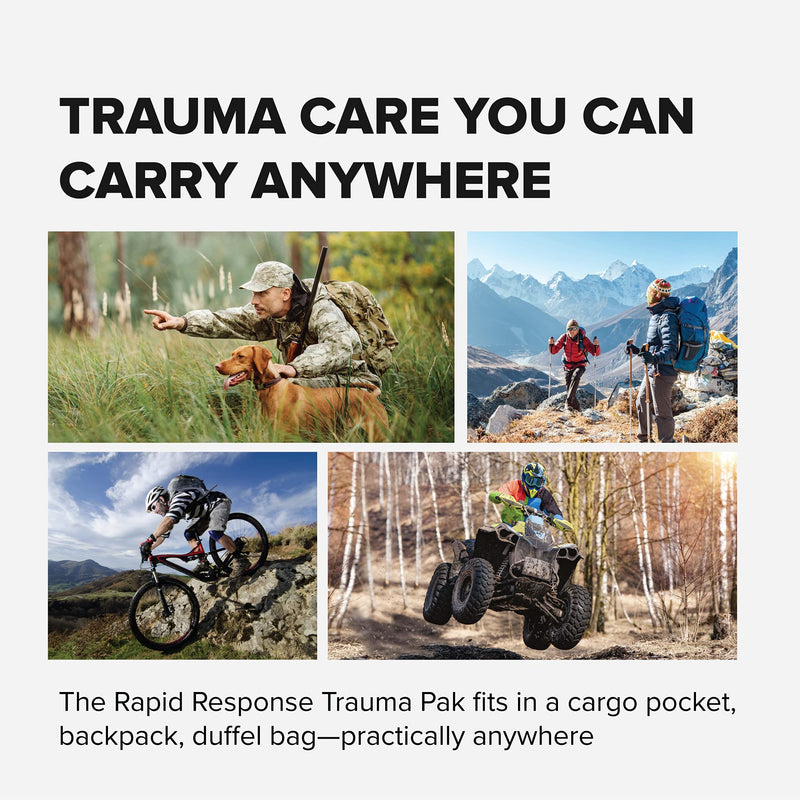 Adventure Medical Kits Rapid Response Trauma Pak with QuikClot