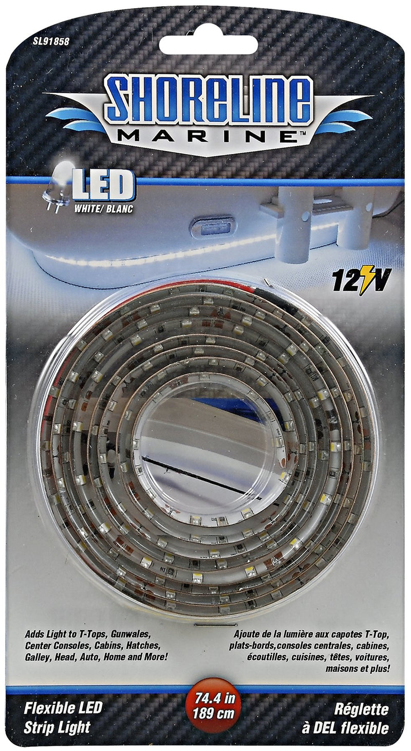 12 Volt LED Flexible Strip Light - White