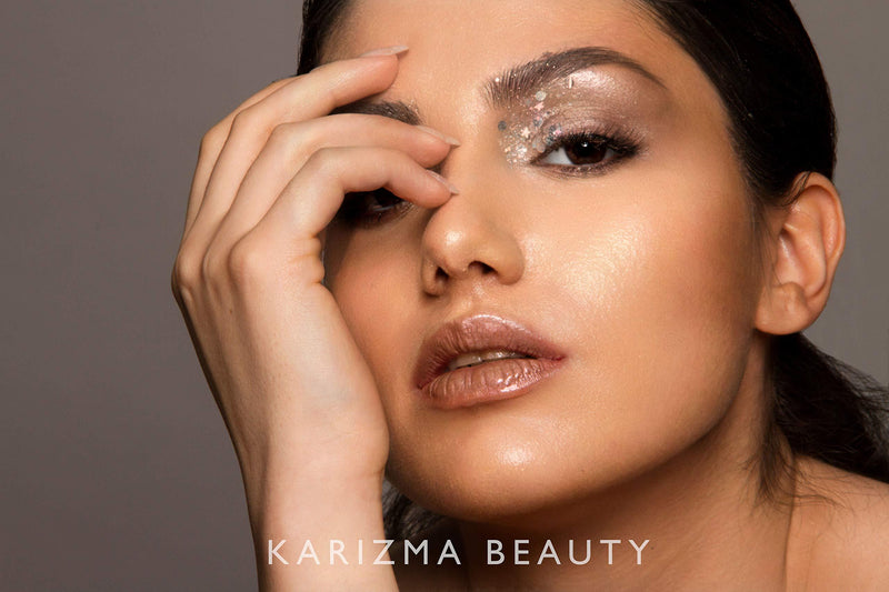 Silver Holographic Chunky Glitter âœ® KARIZMA Beauty âœ® 10g Festival Glitter Cosmetic Face Body Hair Nails Silver Holographic