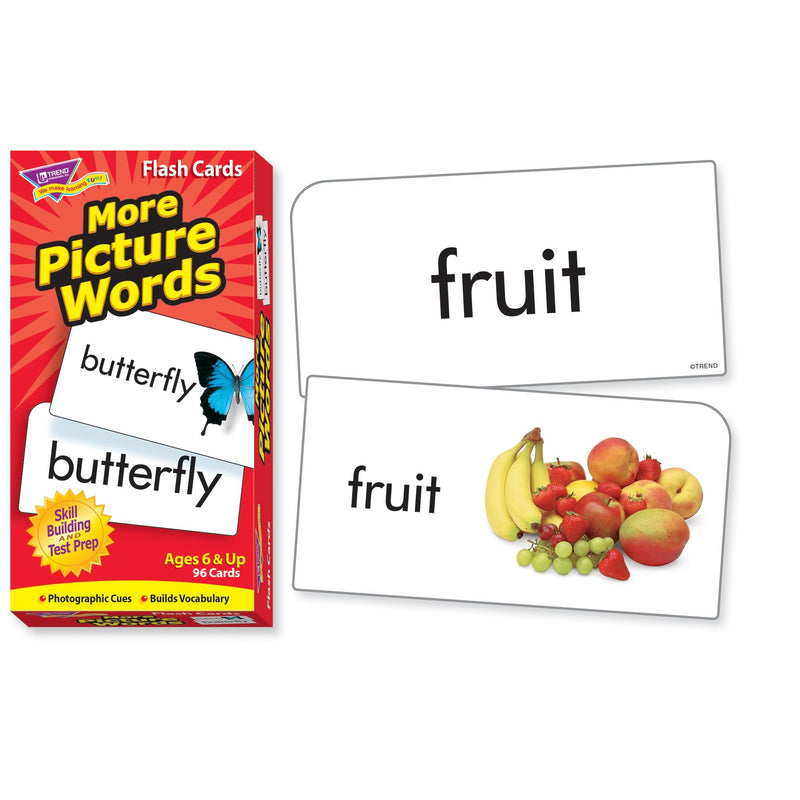 TREND enterprises, Inc. More Picture Words Skill Drill Flash Cards