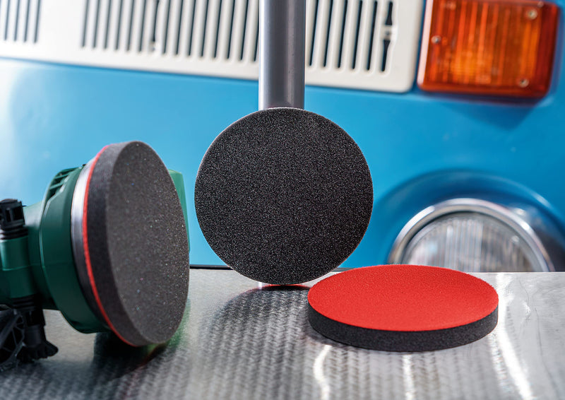 Bosch 1x polishing sponge (for wood, paint, plexiglass, Corian, Ø 125 mm, eccentric sander accessories)