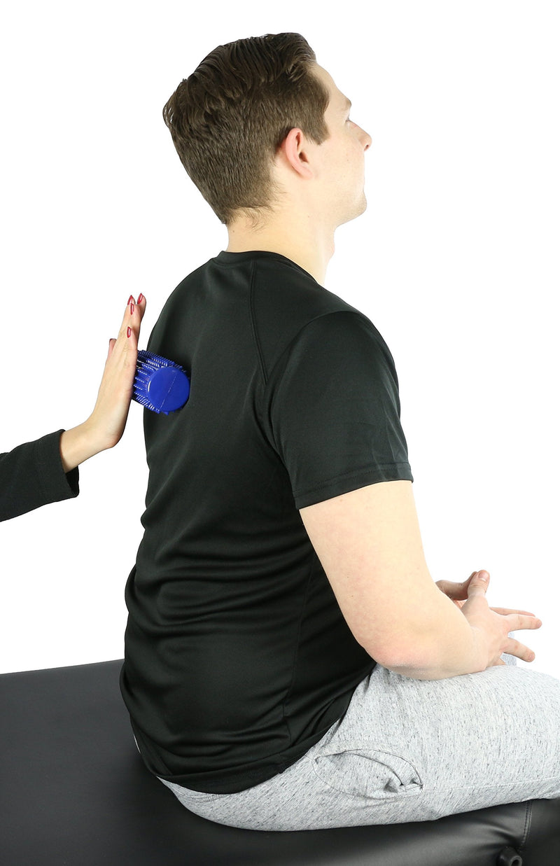 CanDo 30-1994 Massage Roll, 6.5 cm x 16 cm, Blue