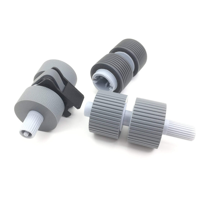 OKLILI PA03338-K011 PA03576-K010 PA03338-K010 Pick Pickup Roller Brake Roller Compatible with fi-6770 fi-6670 fi-6770A fi-5750C fi-5650C fi-5750 fi-5650 fi-6750 fi-6750S