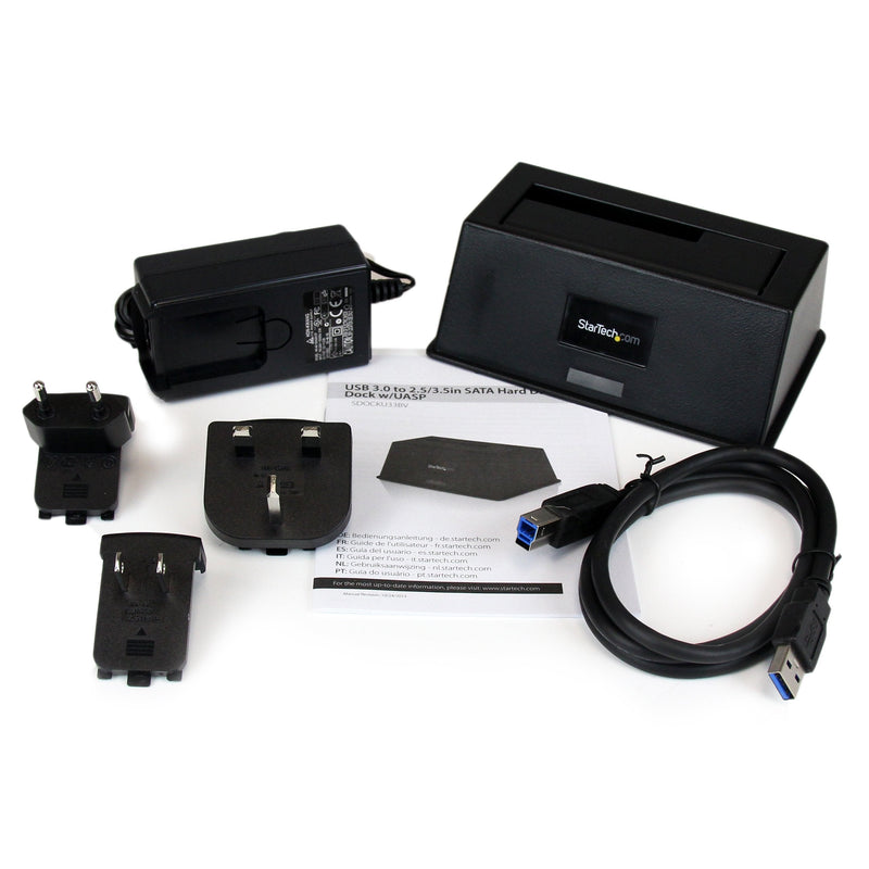USB 3.0 SATA III Hard Drive Docking Station SSD / HDD with UASP - 2.5/3.5" USB 3.0 SATA I/II/III SSD / HDD Dock with UASP