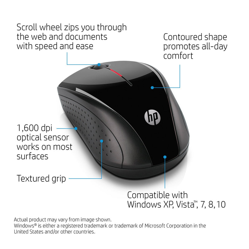 HP Wireless Mouse X3000 G2 (28Y30AA, Black)