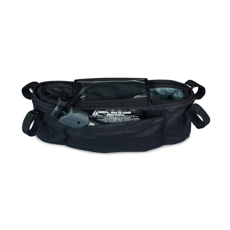 BOB Gear Deluxe Handlebar Console with Tire Pump for Single Jogging Strollers, Black Deluxe Single
