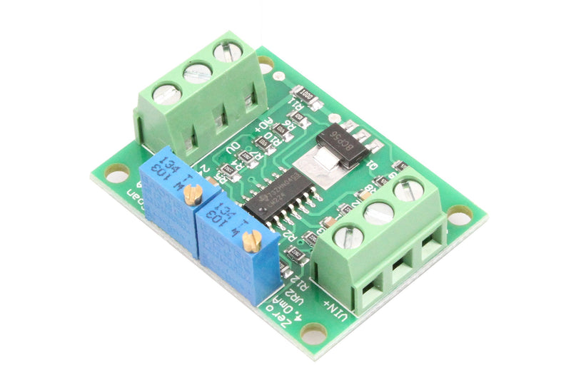 NOYITO Voltage to Current Module 0-2.5V 3.3V 5V 10V 15V 24V Voltage to 0-20mA 4-20MA Current Signal Generator Moudle (0-2.5V to 0-20mA)