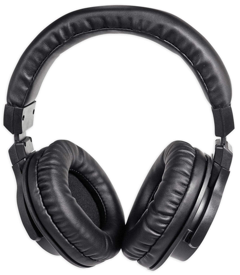 Rockville PRO-M50 Studio Headphones w/ Detachable Coil Cable, Case+Extra Ear Pad