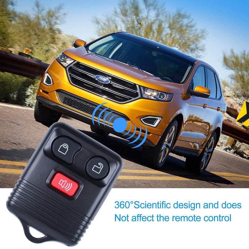 3 Buttons Entry Remote Control Key Fob Transponder Chip fits Ford 1998-2016,Mazda F150 F250 F350,Mercury,Expedition Explorer,CWTWB1U331,CWTWB1U212, CWTWB1U345, GQ43VT11T 315Mhz Pack of 2 3 Buttons