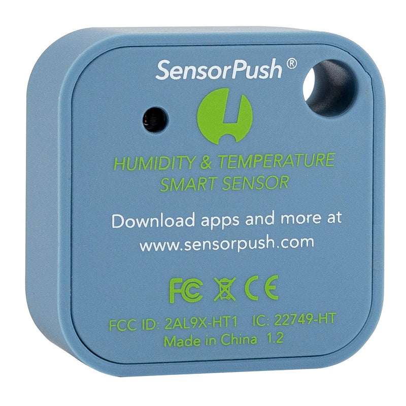 SensorPush Wireless Thermometer/Hygrometer for iPhone/Android - Humidity & Temperature Smart Sensor with Alerts. Developed and Supported in The USA