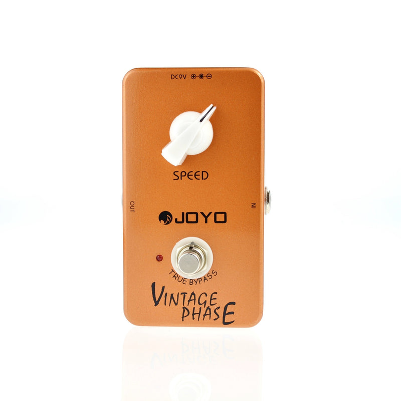 JOYO JF-06 Vintage Phase Guitar Effect Pedal - True Bypass, DC 9V and Battery Supported