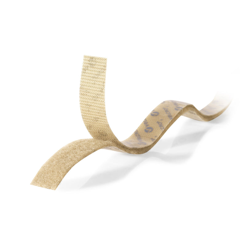 VELCRO Brand - Sticky Back Hook and Loop Fasteners – Peel and Stick Permanent Adhesive Tape Keeps Classrooms, Home, and Offices Organized – Cut-to-Length Roll | 15ft x 3/4in Tape | Beige 15 ft x 3/4 in