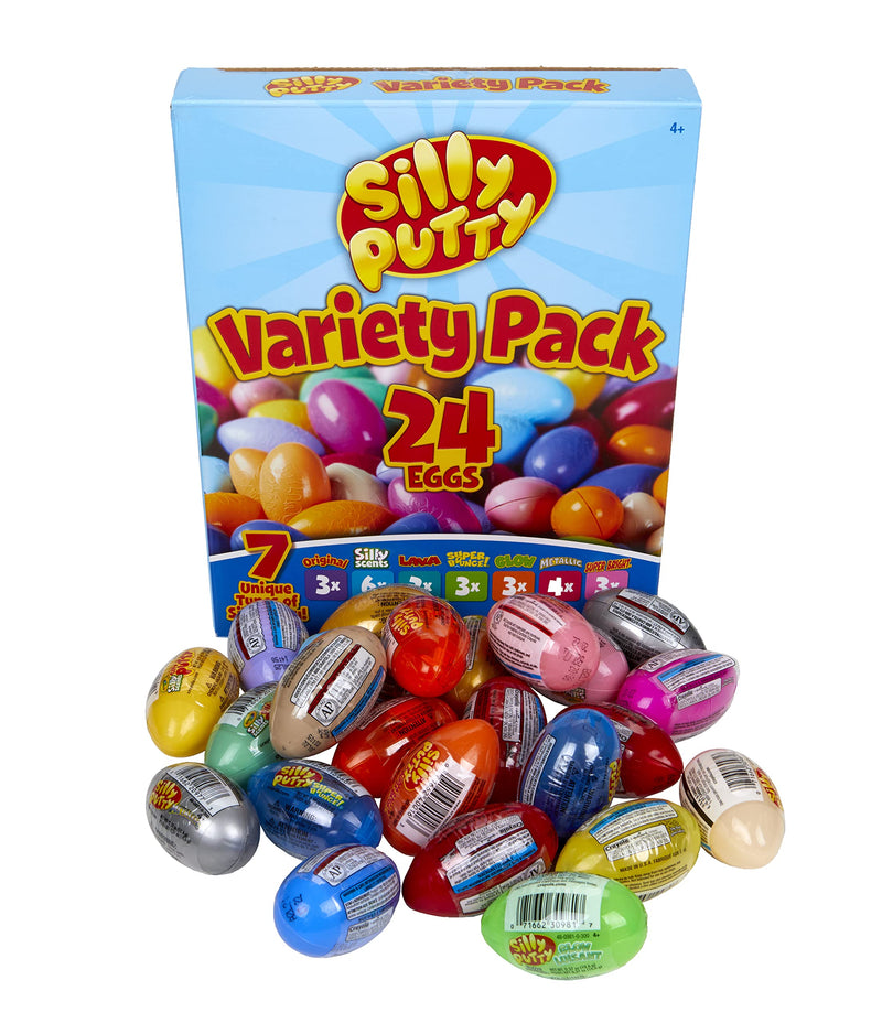 Crayola Silly Putty Bulk Variety Pack, 24 Eggs