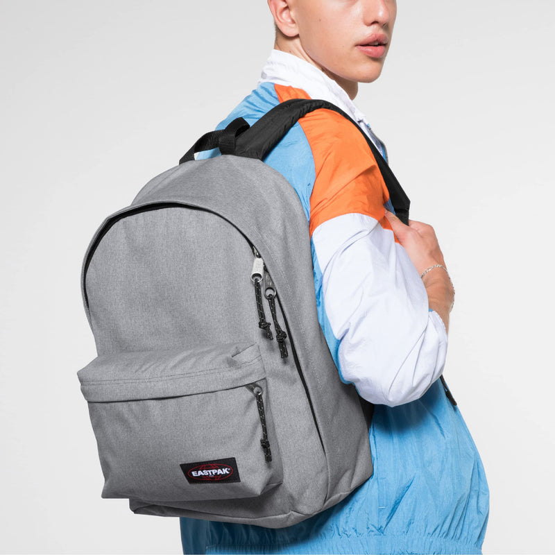 Eastpak Out of Office Backpack - Bag with 13" Laptop Sleeve - For School, Travel, Work, or Bookbag - Sunday Grey