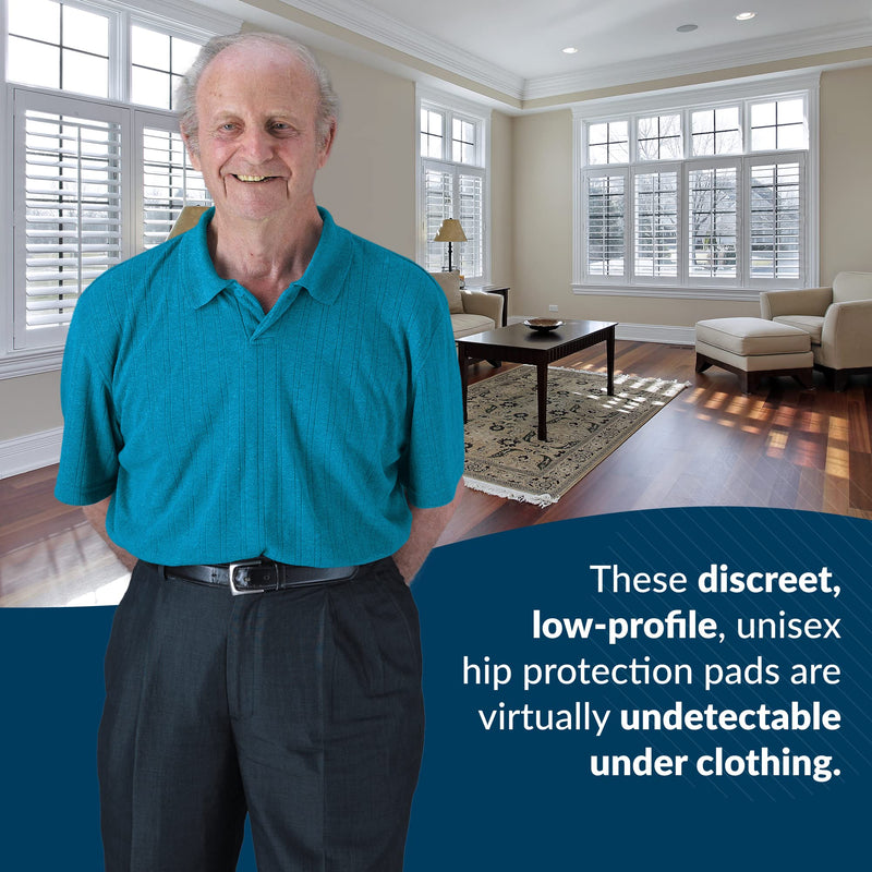 TIDI Posey Hipsters, Unisex, Large â€“ Washable, Comfortable & Low-Profile Hip Protection Pads â€“ Latex-Free Hip Pads â€“ Hip Protectors for Elderly Care, Seniors & Home Care (6016L) Hipsters Standard Brief