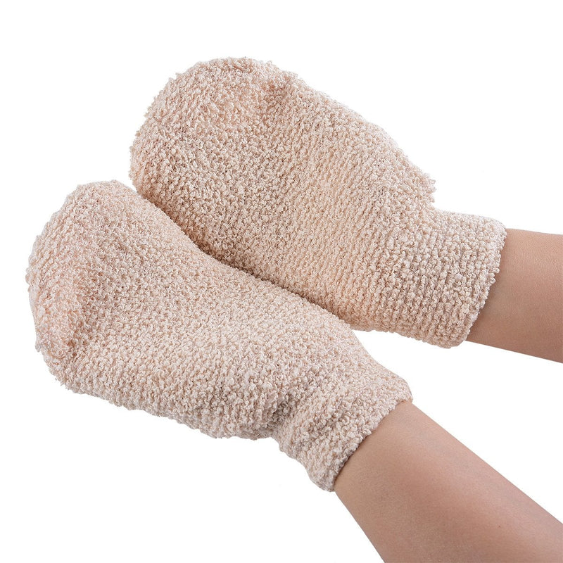 Bath Shower Gloves Mitt for Exfoliating and Body Scrubber (2 packs)