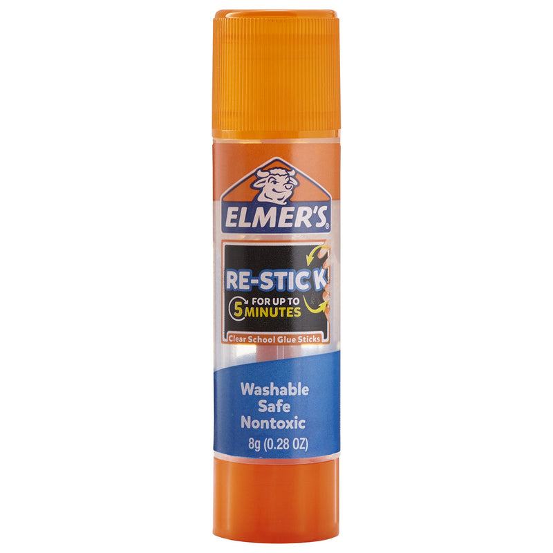 Elmer’s Re-Stick School Glue Sticks, 0.28-Ounces, 2 Count Restick