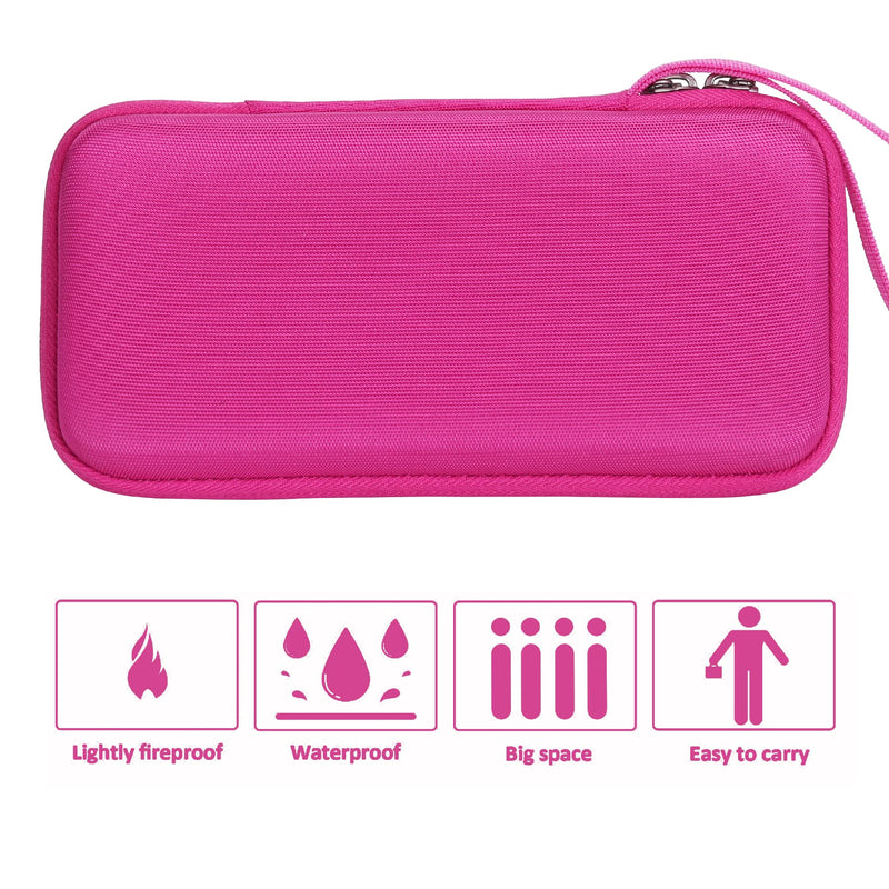 Khanka Hard Travel Case Replacement for Texas Instruments TI-83 Plus/TI-84 Plus/TI-84 Plus CE Color Graphing Calculator, Case Only (Positively Pink) Pink 2