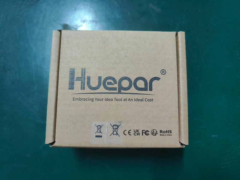Huepar Digital Protractor, Electric Level Dual Axis Measuring Device 0.01° Resolution V-Groove Magnetic Base & LCD Inclinometer with Audible Alarm 0~360°AG03
