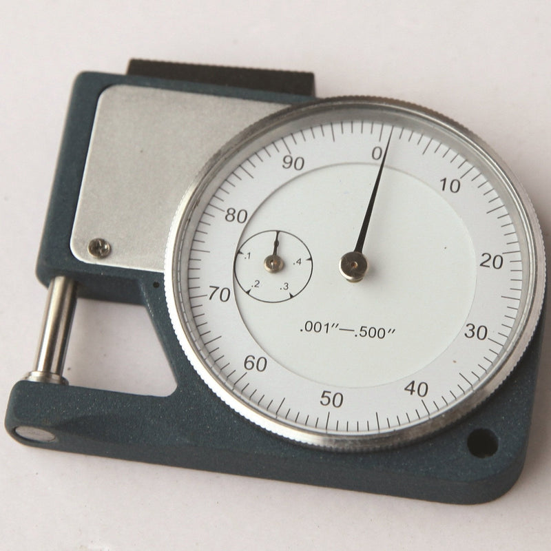 HFS (R) Thickness GAGE DIAL Micrometer Caliper Scope Sheet Paper (0.5"x0.001" Mechanical) 0.5"x0.001" Mechanical