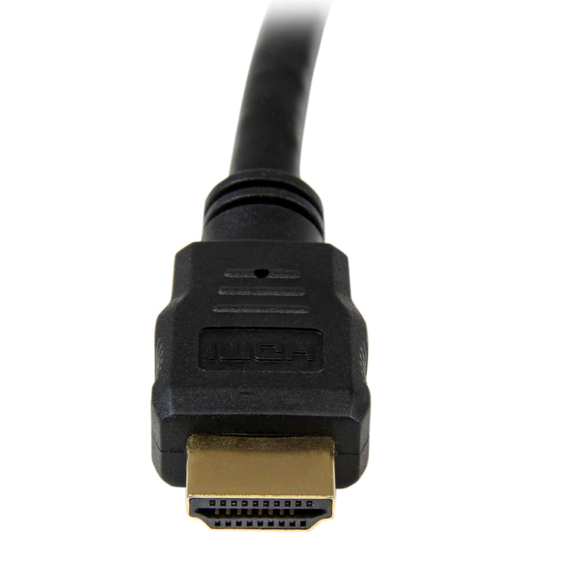 StarTech.com 12ft (3.7m) HDMI Cable - 4K High Speed HDMI Cable with Ethernet - UHD 4K 30Hz Video - HDMI 1.4 Cable - Ultra HD HDMI Monitors, Projectors, TVs & Displays - Black HDMI Cord - M/M (HDMM12) 12 ft / 3.5m