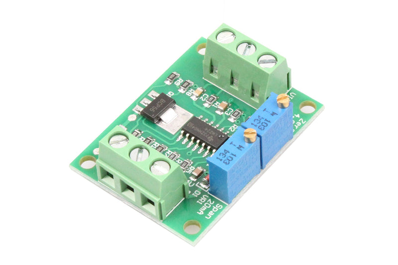 NOYITO Voltage to Current Module 0-2.5V 3.3V 5V 10V 15V 24V Voltage to 0-20mA 4-20MA Current Signal Generator Moudle (0-2.5V to 0-20mA)