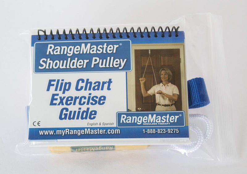 RangeMaster Over the Door Shoulder Pulley │ Physical Therapy Shoulder Tool │ Helps Enhance Range of Motion for Shoulder Pain and Surgery Recovery │ Web Strap Attachment Web Strap Door Attachment