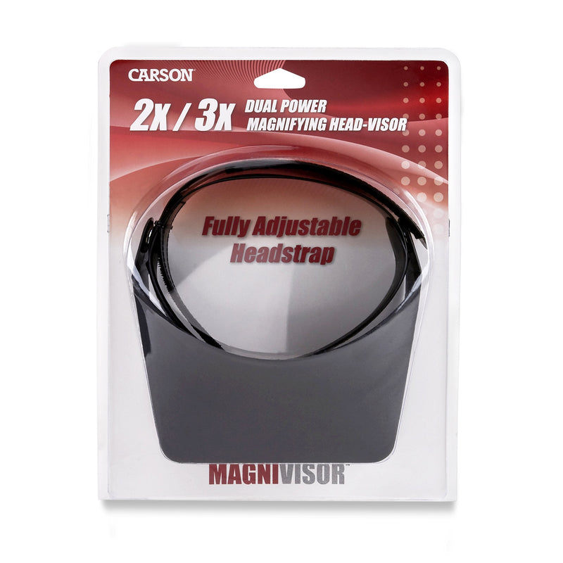 Carson Magnivisor 2X Hands Free Head-Worn Magnifier (MV-23)