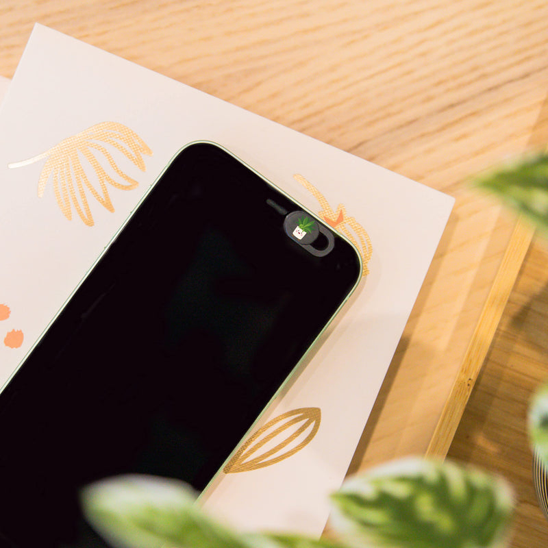 MESMOS Laptop Camera Cover Slide Cute - Webcam Cover Slide Cute - Phone Camera Blocker - Web Cam Privacy Cover. Fits iMac, iPad, iPhone, Computer, MacBook Pro, MacBook Air, Surface Pro (Plants) Plants