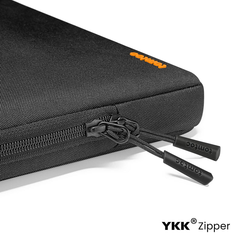tomtoc 360 Protective Laptop Sleeve for 13-inch MacBook Air M1/A2337 A2179 2018-2021, MacBook Pro M1/A2338 A2251 A2289 2016-2021, Water-Resistant Shockproof MacBook Case Bag with Accessory Pouch Black