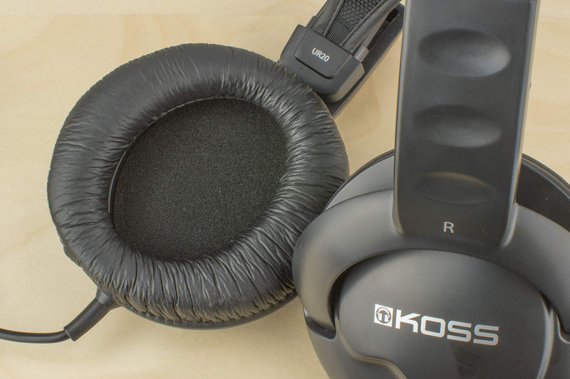 Koss UR20 Over-Ear Headphones, Flexible Sling Headband, Black UR-20 Standard Packaging