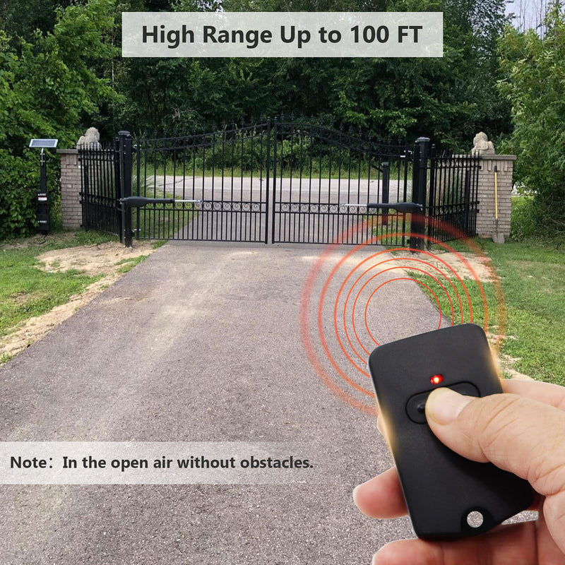 GTO Mighty Mule Gate Opener RB741 FM135 Remote Control Transmitter, Single Button Gate Clicker Garage Door Entry Transmitter (3 Pack) 3