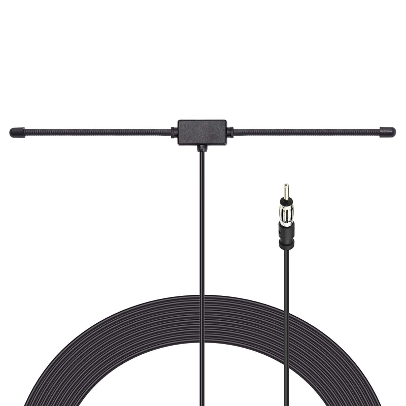 Bingfu Car Antenna Car FM AM Radio Dipole Antenna Adhesive Mount Car Stereo Antenna for Vehicle Truck SUV Car Radio Stereo in Dash Head Unit CD Media Receiver Player Audio Radio Marine Boat Radio
