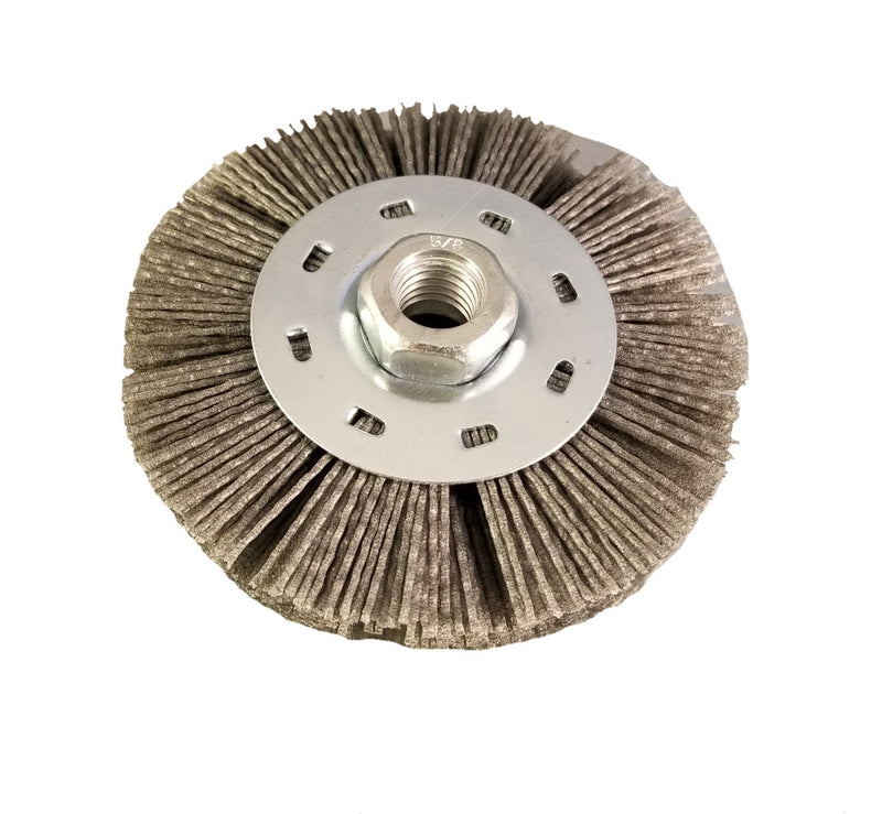 Dico Products 7200075/4.5" Gray Nyalox Wheel Brush, 4.5", Gray