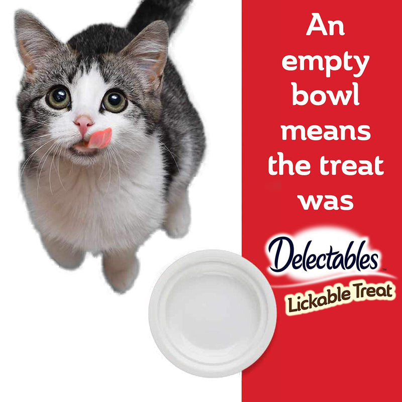 Hartz Delectables Stew Lickable Wet Cat Treats for Adult & Senior Cats, Multiple Flavors 12 Count (Pack of 1) Chicken & Tuna