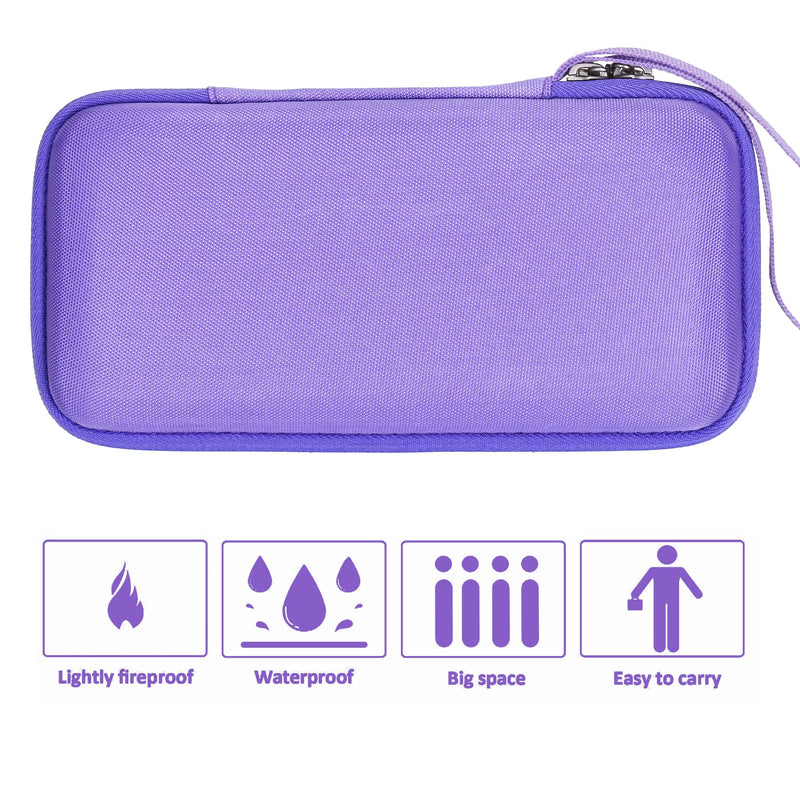 Khanka Hard Travel Case Replacement for Texas Instruments TI-83 Plus/TI-84 Plus/TI-84 Plus CE Color Graphing Calculator, Case Only (Infinitely Iris) Purple