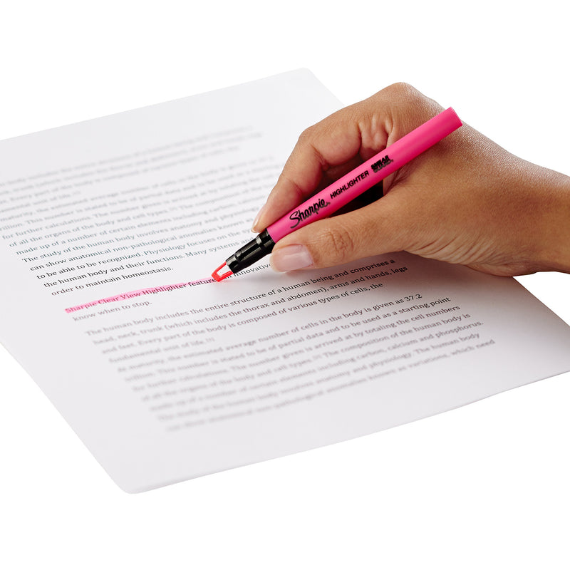 Sharpie Clear View Highlighter Stick, Pink (1950756) (18721)