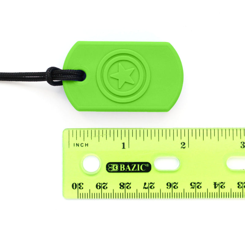 ARK's Super Star Sensory Chew Necklace, Made in The USA (Firm, Lime Green)