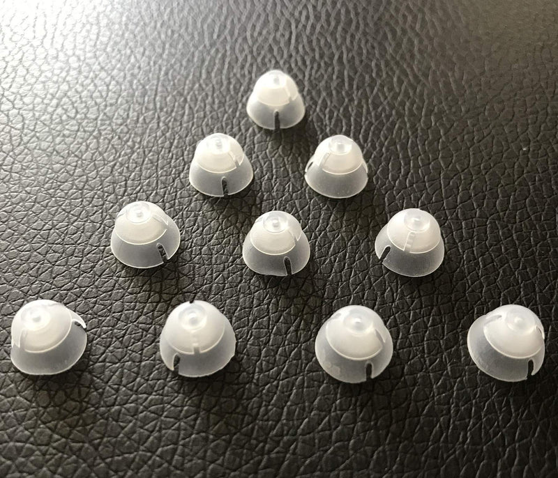 Jungle Care® (9mm Medium * 10pc) Double Layer Magic Hearing Aid Domes Comfortable PSAP (Personal Sound Amplifiers Product) Kit Ear Tips Invisible, Perfect for Open Air (Open fit), except for RIC Medium (Pack of 10)