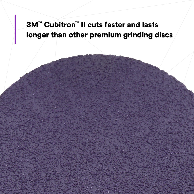 3M Cubitron II Roloc Fibre Disc 786C, 33392, 3 in (75 mm), 80+, 15 discs per carton