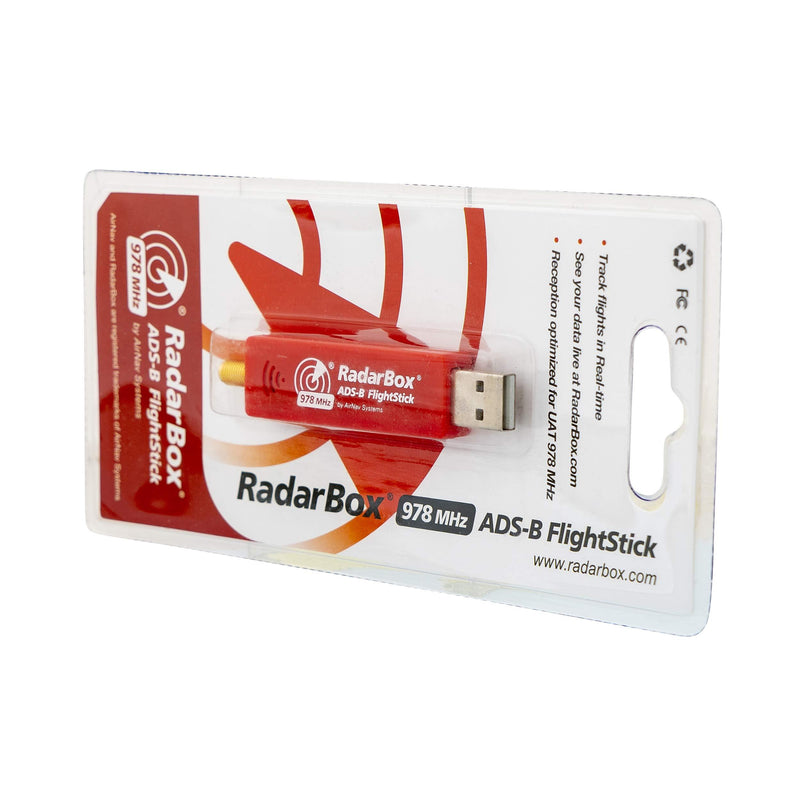 AirNav RadarBox FlightStick UAT - 978 MHz USB Receiver with Integrated Filter, Amplifier and ESD Protection