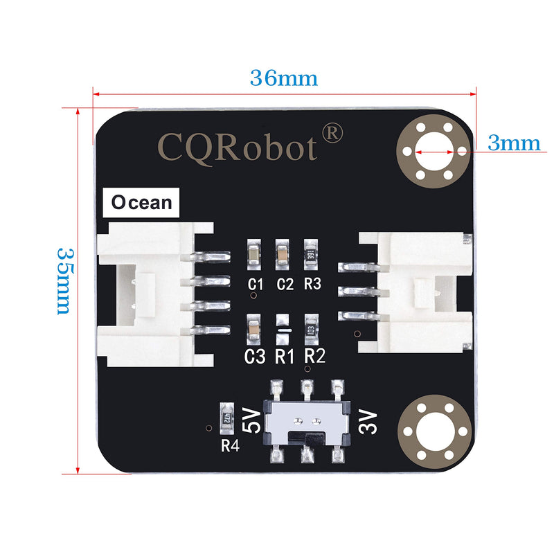 CQRobot Ocean: Contact Water/Liquid Level Sensor Compatible with Raspberry Pi/Arduino. for Automatic Irrigation Systems, Aquariums, Plants, in The Garden, in Agriculture etc.