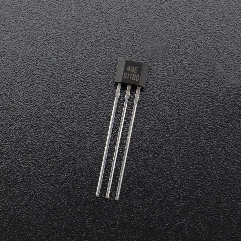 20Pcs 49E OH49E SS49E Linear Hall Effect Sensors S49E TO-92 3 Pins Sensor Element Switch for Electric Vehicle Motor Repair 20