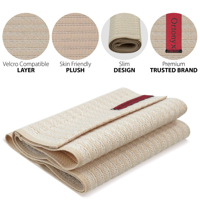 ORTONYX 6.25" Abdominal Binder for Men and Women / Postpartum Post-operative Post-surgery Wrap / Abdomen Navel Umbilical Hernia Support Belt / 524006 Beige 3XL Plus Size 3X-Large (Pack of 1)