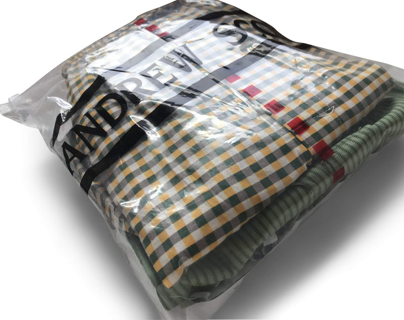 Andrew Scott Men's Soft Poplin Woven Pajama & Sleep Jam Cargo Short Lounge Pants | Multi Packs Medium 3 Pack -Blue Tone Plaids