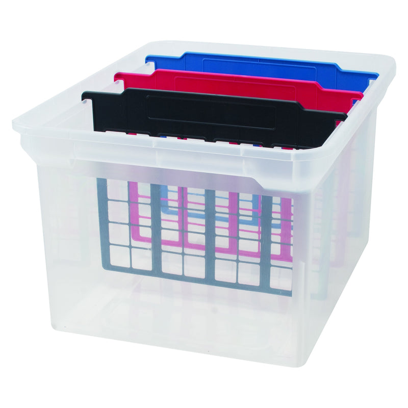 Advantus File and Folder Dividers, 3-Count, Red, Blue, and Black (50912) Letter-sized