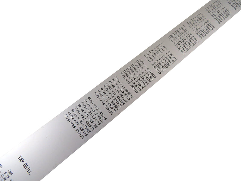 Shinwa H101-E 600 mm Rigid"Zero Glare" Metric Machinist Ruler/Rule Scale .5 mm & mm