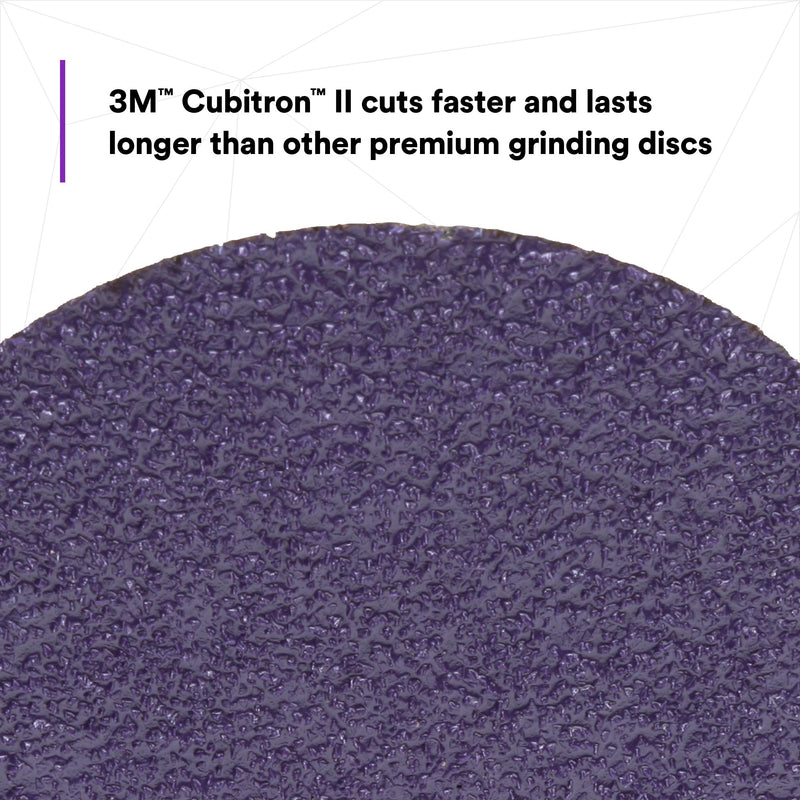 3M Cubitron II Roloc Fibre Disc 786C, 33391, 3 in (75 mm), 60+, 15 discs per carton