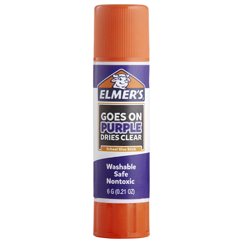 Elmer’s Disappearing Purple Glue Sticks with Bonus Re-Stick Glue Stick, 6 + 1 Pack 0.21 oz 6-Pack Plus 1 Bonus Restick