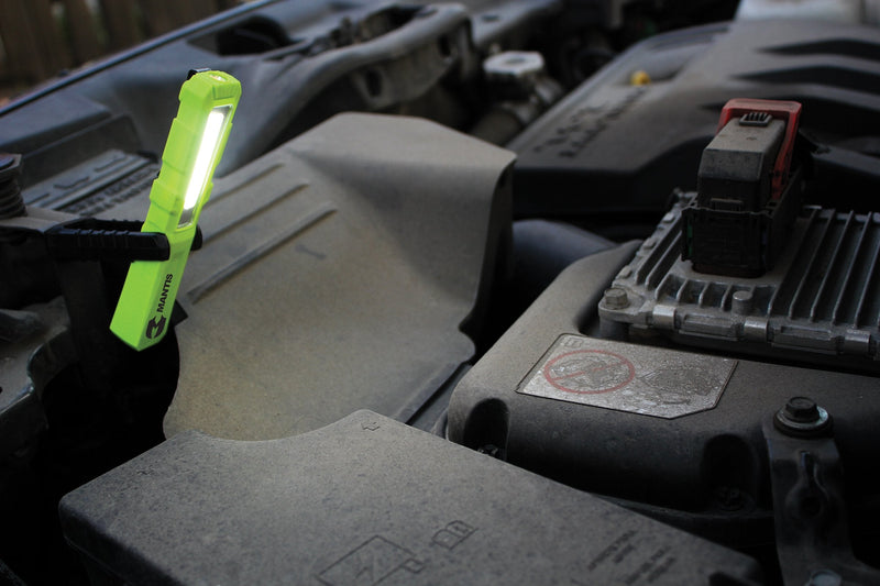 Clore Automotive Light-N-Carry LNCMINI"MANTIS" Rechargeable COB LED Work Light for Mechanics, HVAC Technicians, Plumbers, Contractors